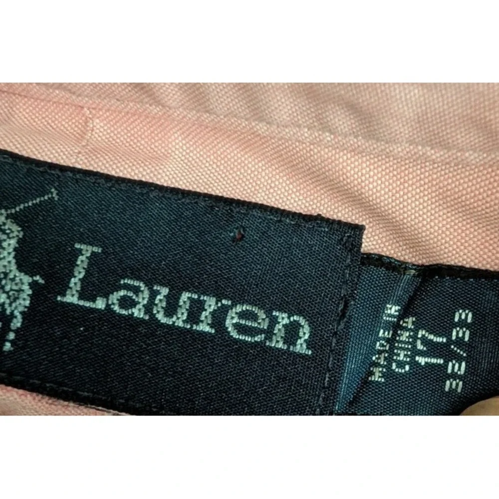 Polo Ralph Lauren Shirt Men's 17 32/33 Pink Oxford Classic Flesh Pony READ DESC